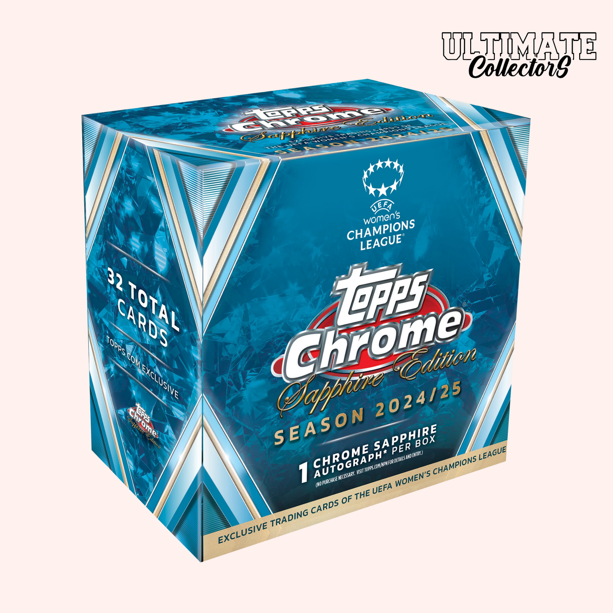 Topps Chrome Sapphire UEFA Women’s Champions League 2024/25 - Hobby Box - Anglais