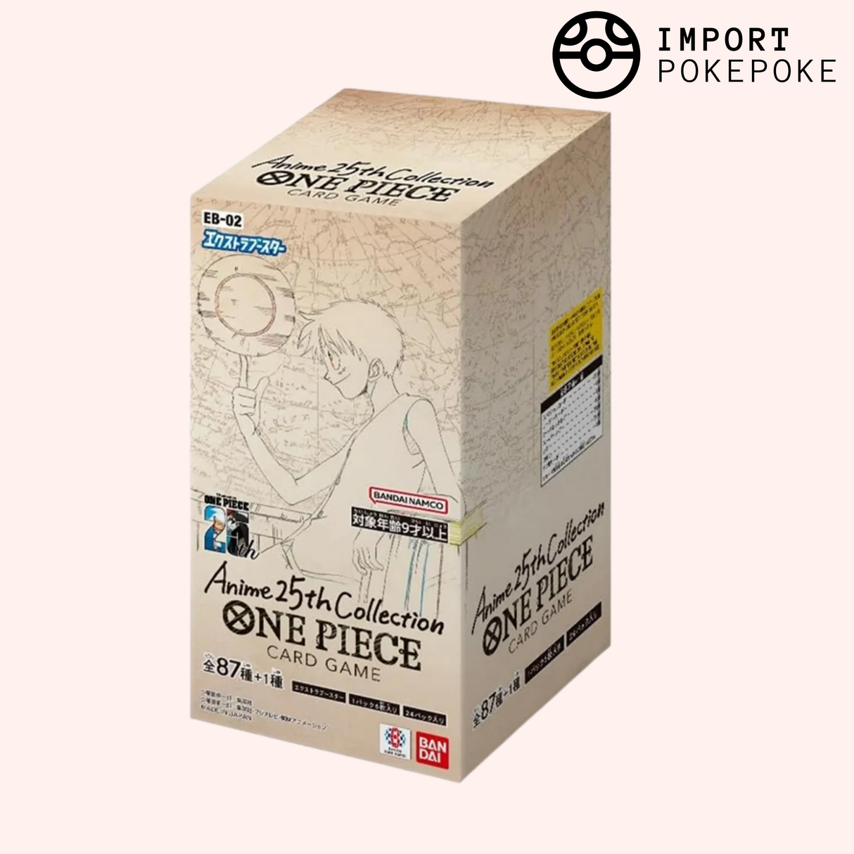 Display 24 Boosters One Piece Card Game Anime 25th Collection - EB-02 - Japonais
