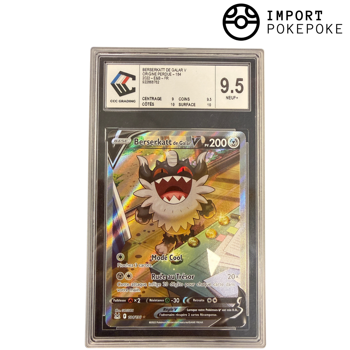 Berserkatt de Galar V 184/196 CCC 9.5