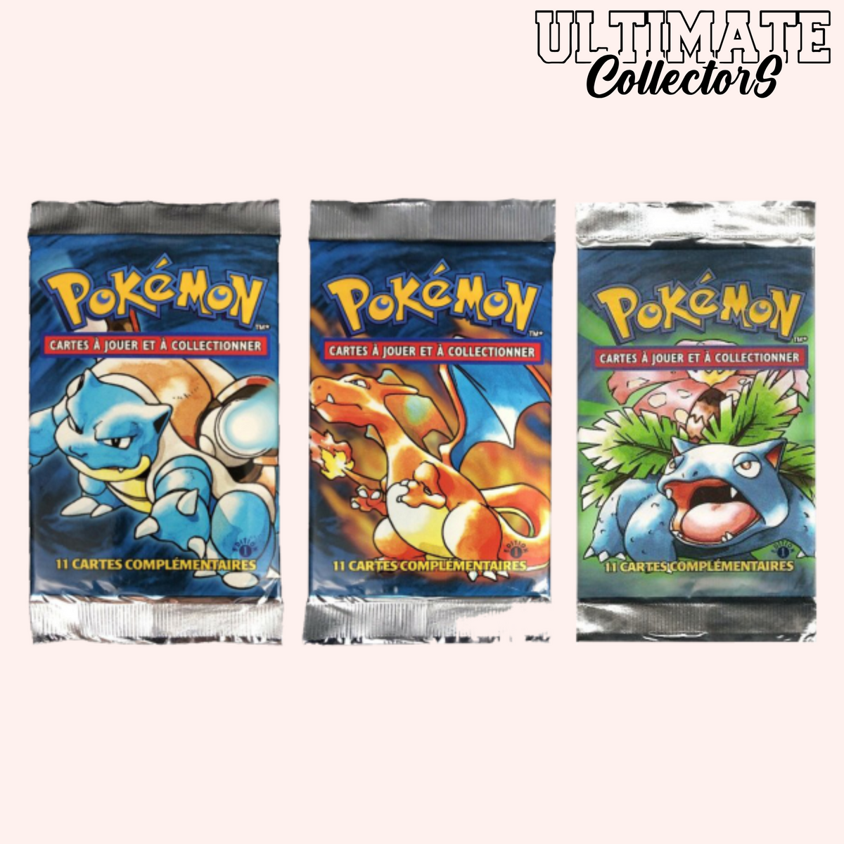 Sealed boosters from the French Basic Set (1999) – Hikaru