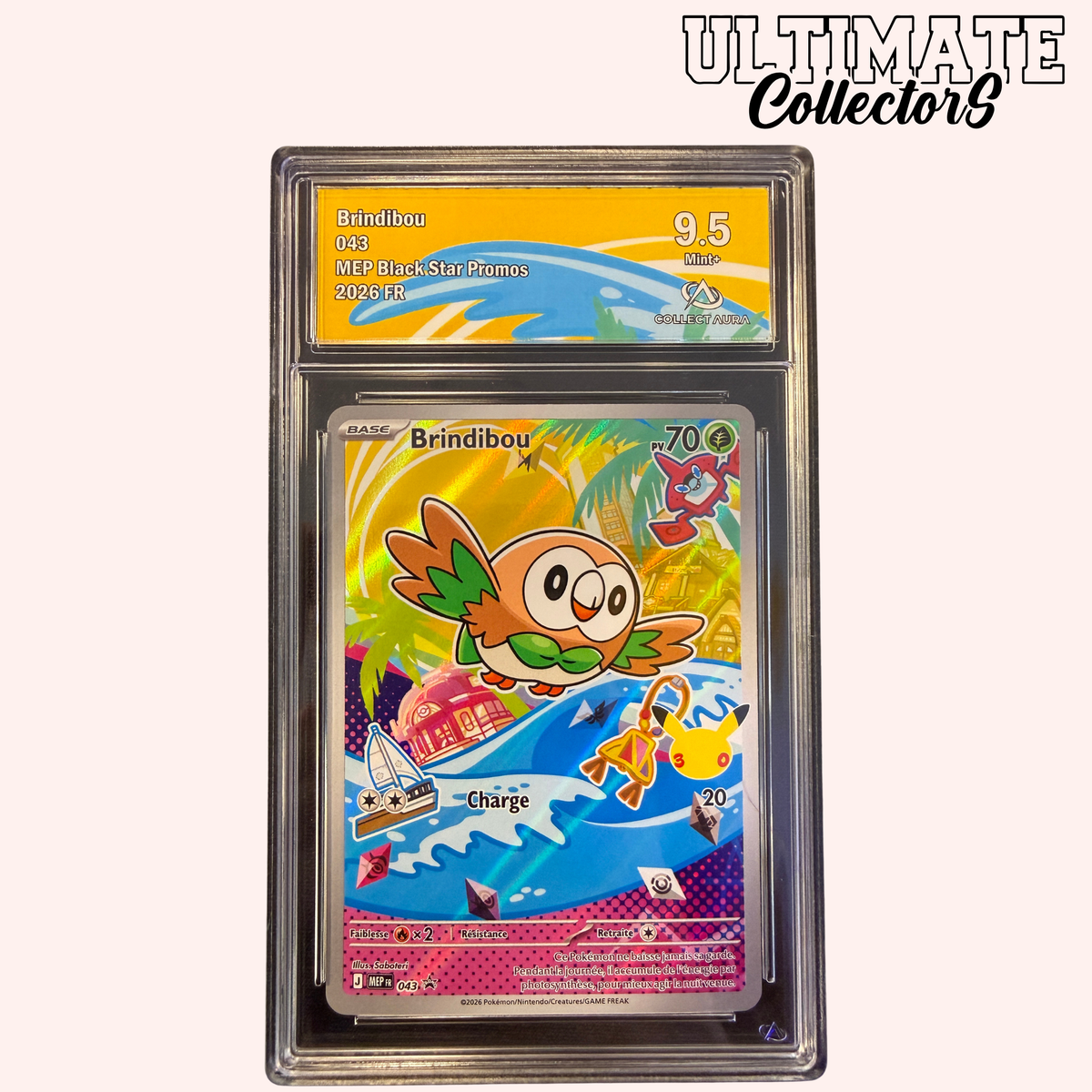 is rowlet a rare pokemon card Rowlet AR 043/ME-P 30th – Hikaru
