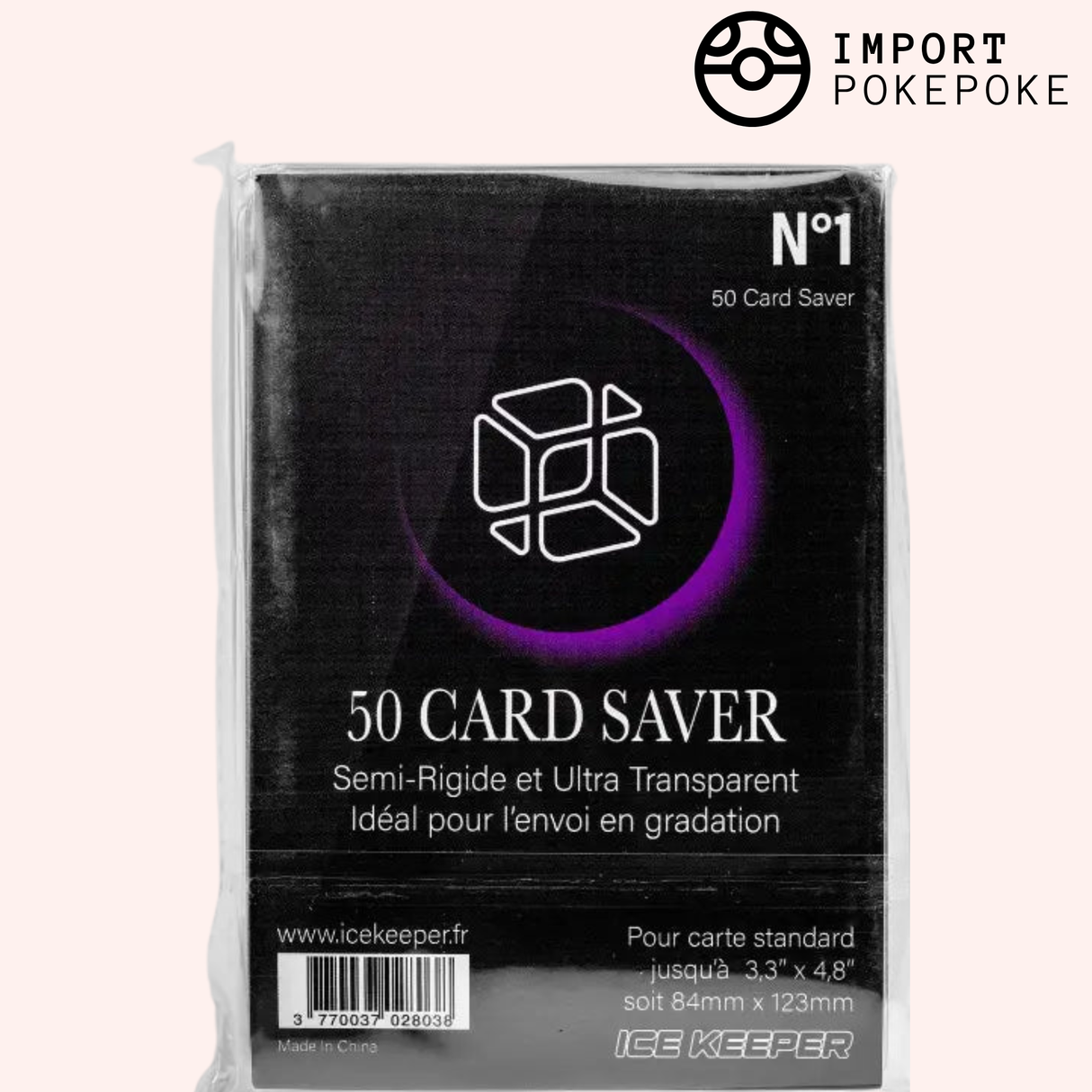 Card Saver Semi-Rigide Ice Keeper - Paquet de 50