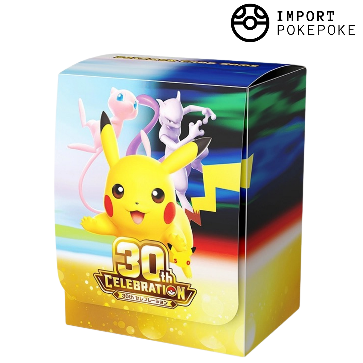Deck Box - 30th Pikachu, Mew & Mewtwo