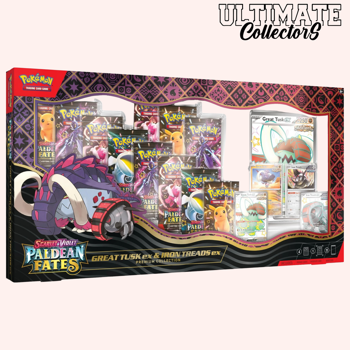 Coffret Premium – Fort-Ivoire ex & Roue-de-Fer ex – Destinées de Paldea