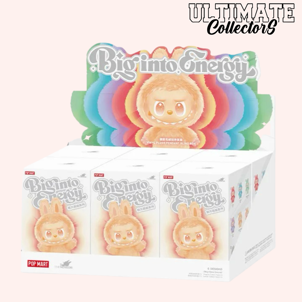 Display Labubu Big into Energy – Vinyl Plush Pendant Blind Box