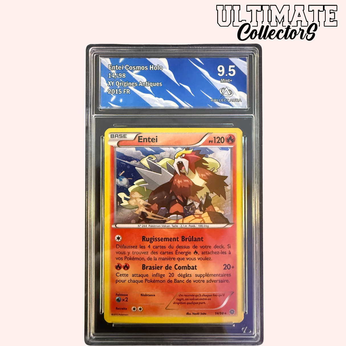 Entei Holo Cosmos 14/98 - XY Origine Antiques