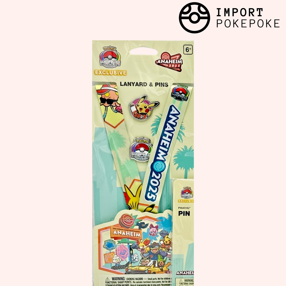 Merch Pikachu & Co Palmiers - Anaheim World Championships 2025