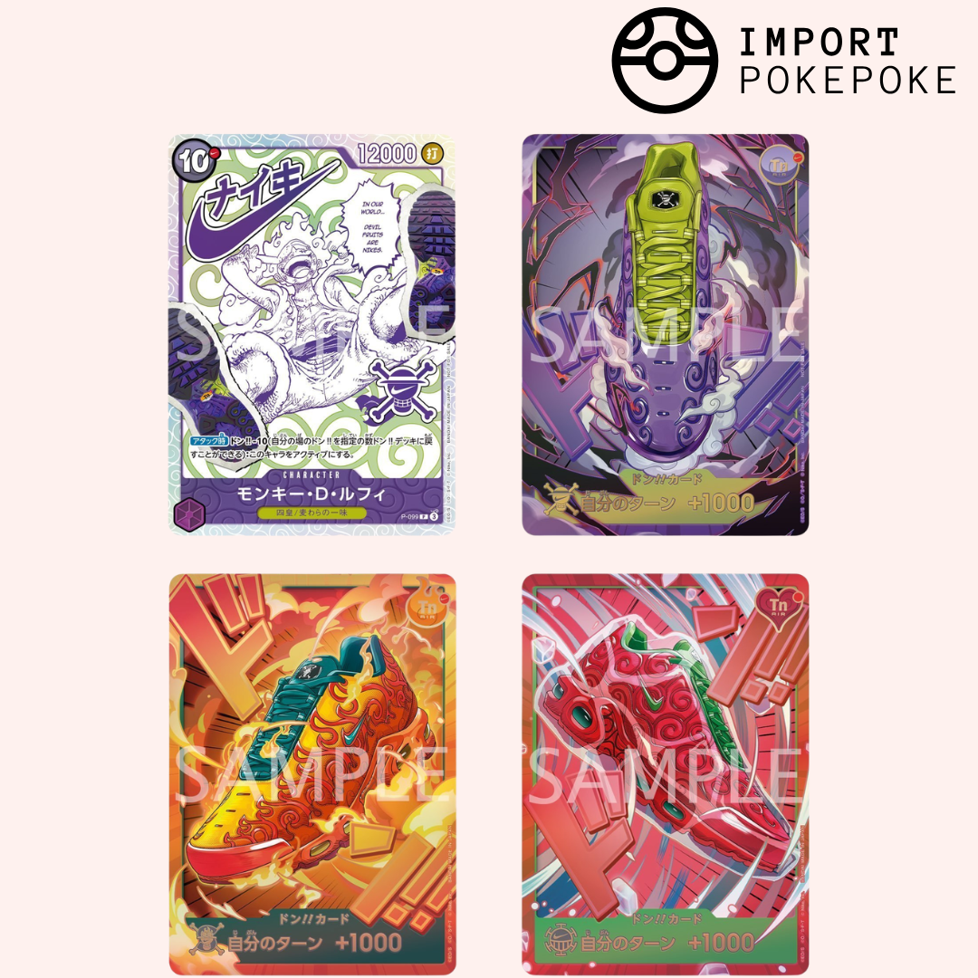 Promo One Piece Luffy P-099 × Nike Premium Card Collection