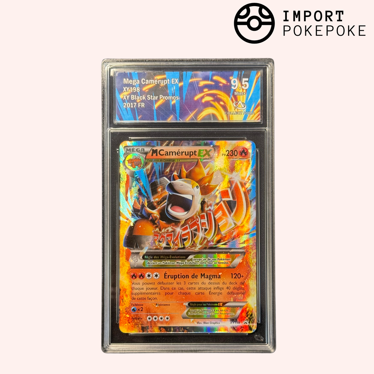 Méga Camérupt EX XY198 - XY Black Star Promos