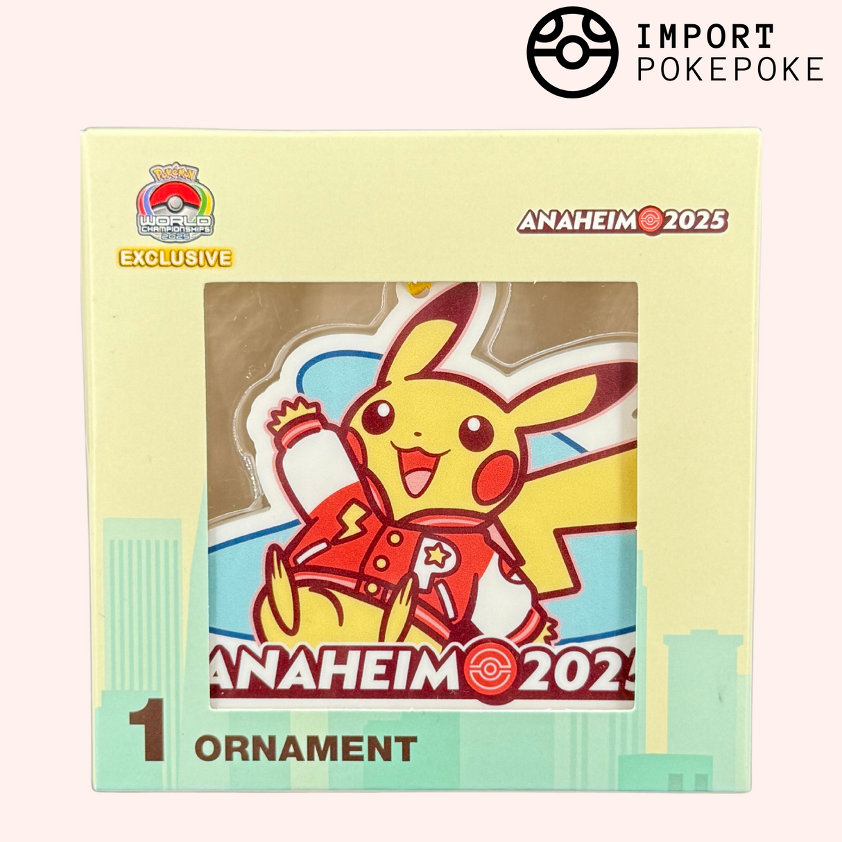 Ornement Pikachu - Anaheim World Championships 2025