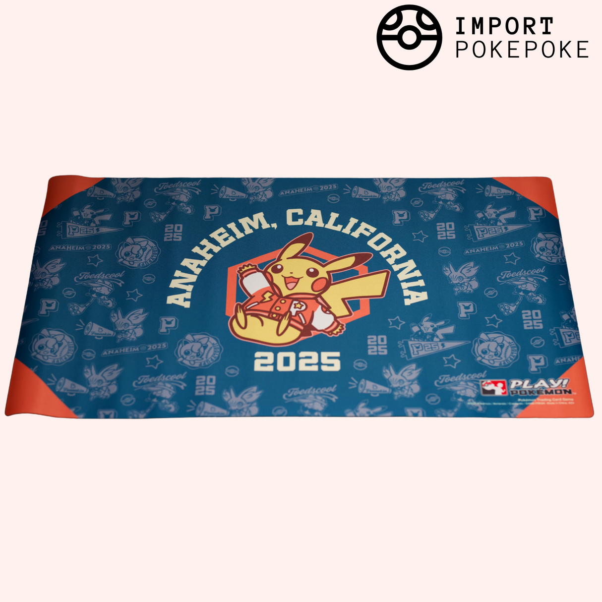 Tapis de jeu Pikachu - Playmat - Varsity - Anaheim World Championships 2025