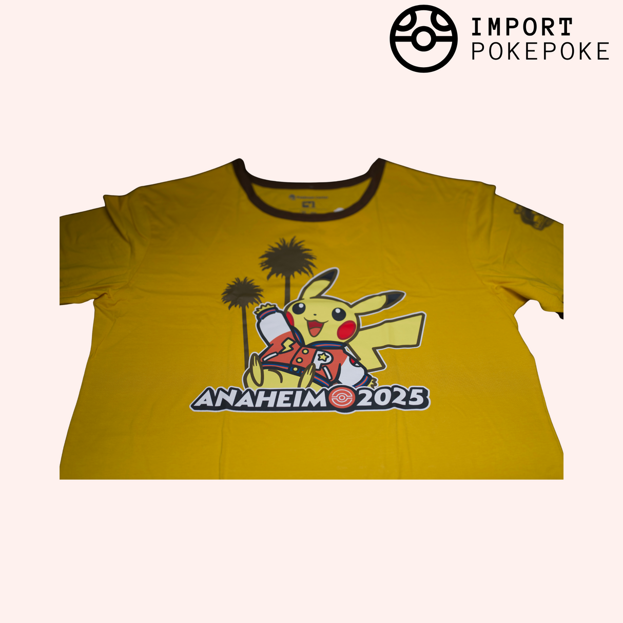 T-Shirt Pikachu Jaune - Anaheim World Championships 2025