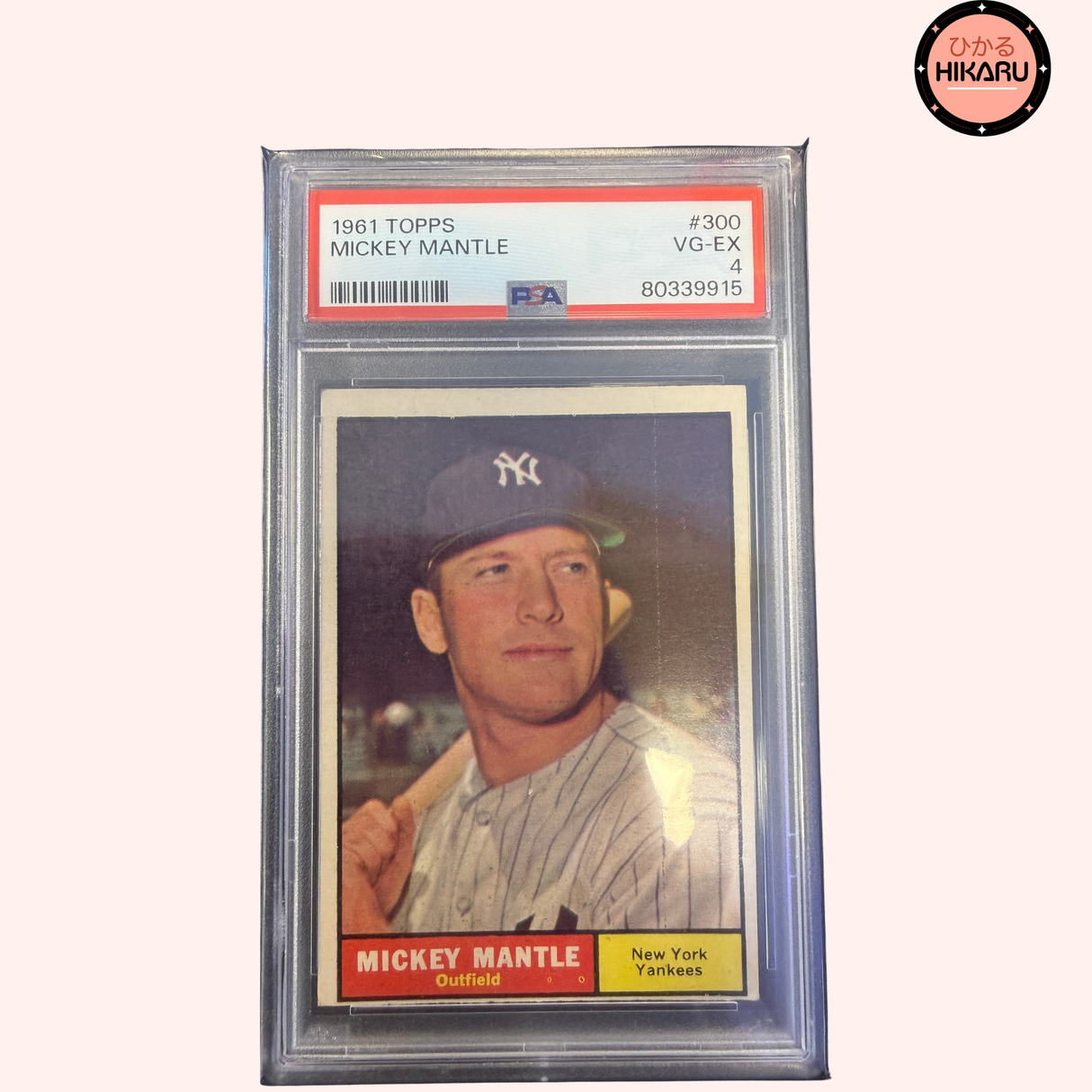 Mickey Mantle #300 - 1961 TOPPS PSA 4