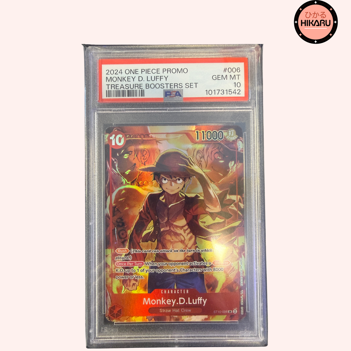 Monkey D Luffy ST10-006 PSA 10