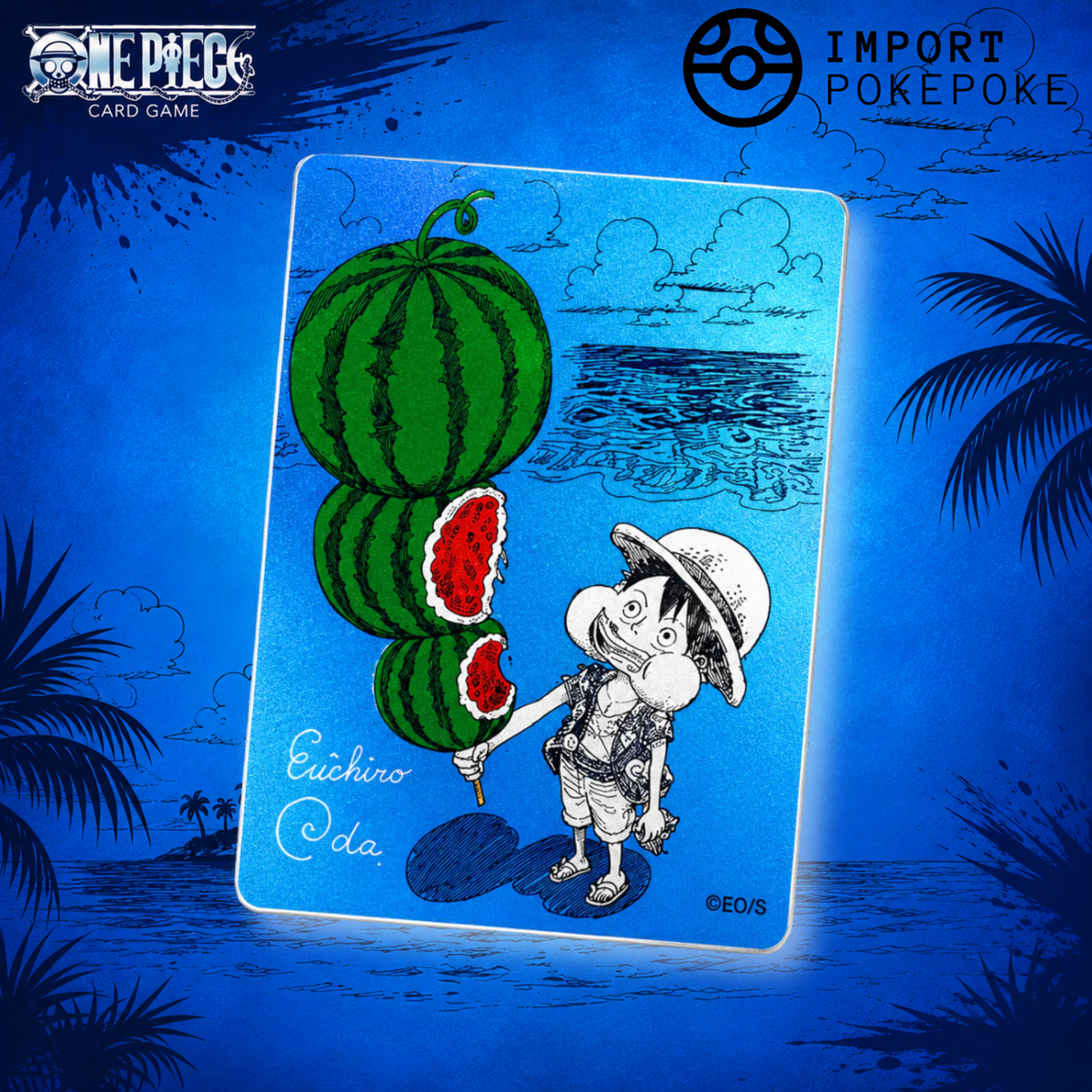 One Piece Luffy Watermelon Card - Natsucomi 2026 – Hikaru Distribution