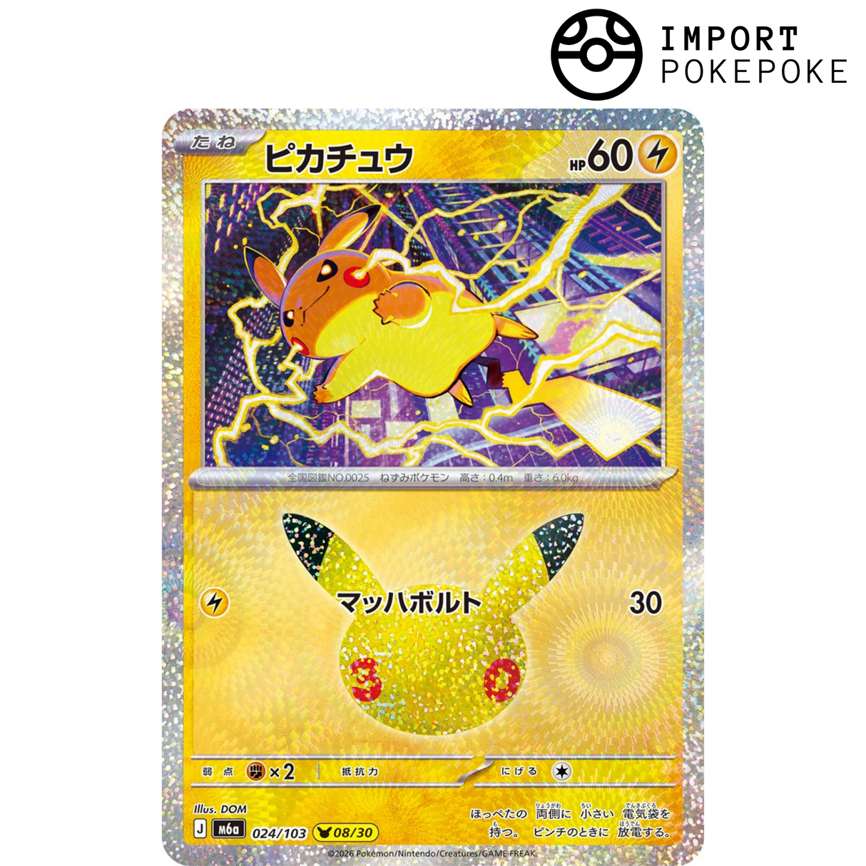 Pikachu 08/30 - 30th M6a