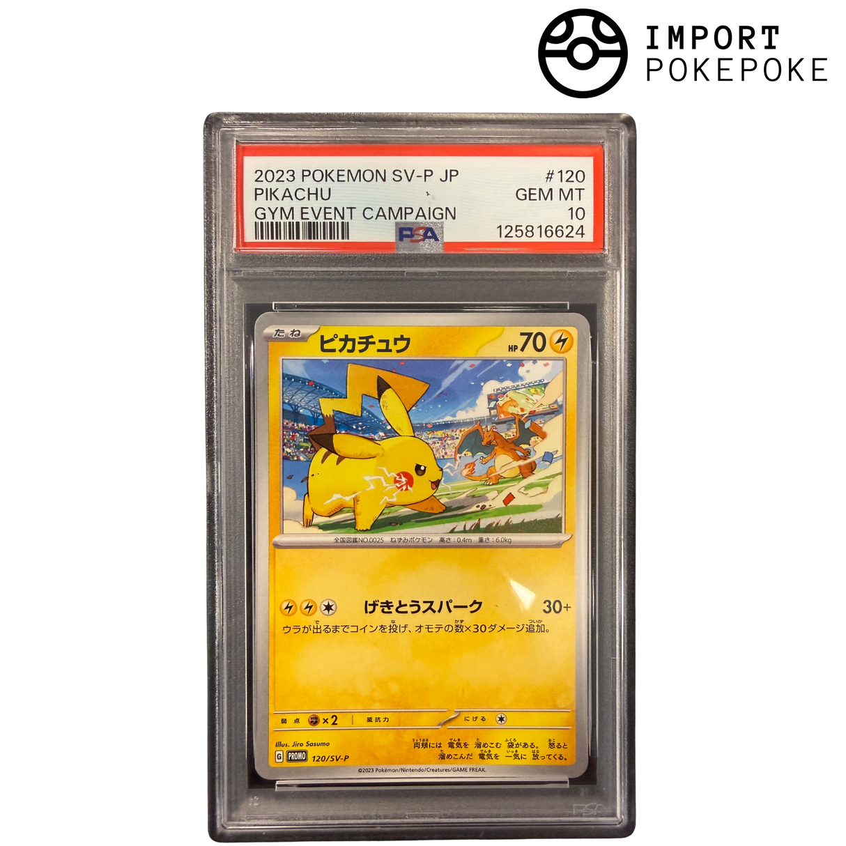 Pikachu & Dracaufeu Finał Battle PSA 10