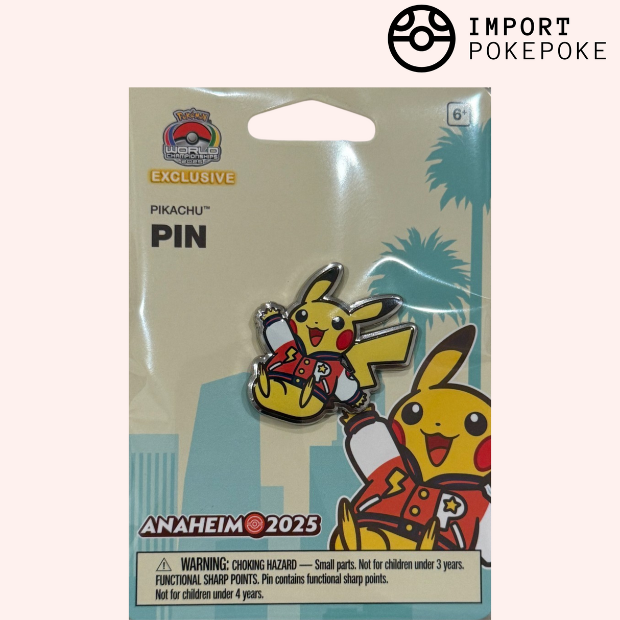 Merch Pikachu & Co Palmiers - Anaheim World Championships 2025