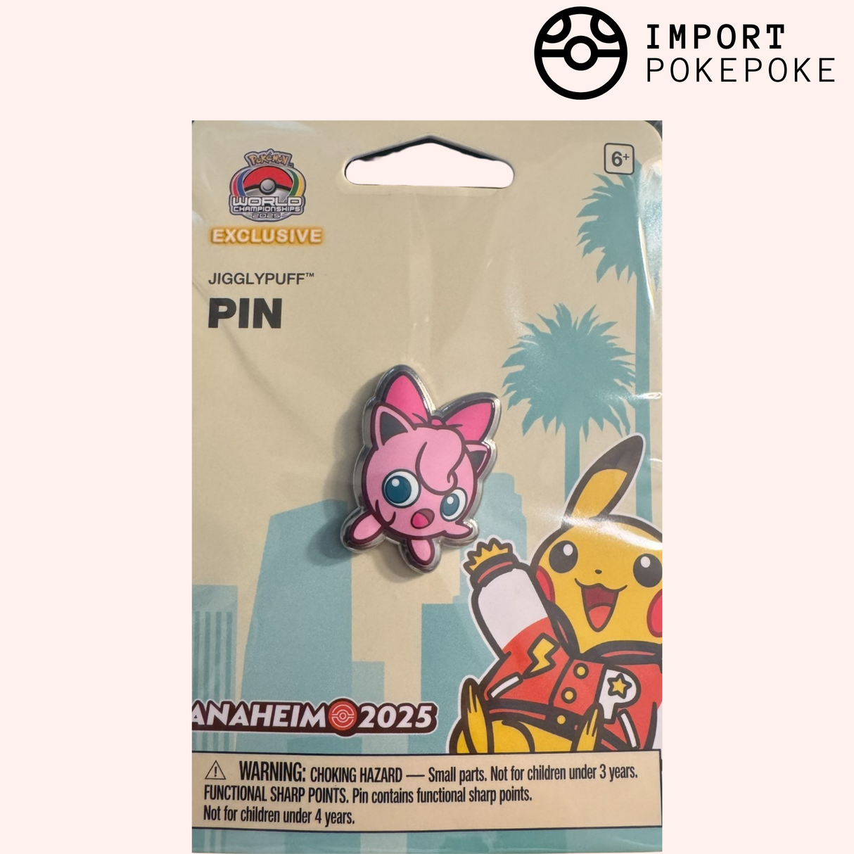 Merch Pikachu & Co Palmiers - Anaheim World Championships 2025