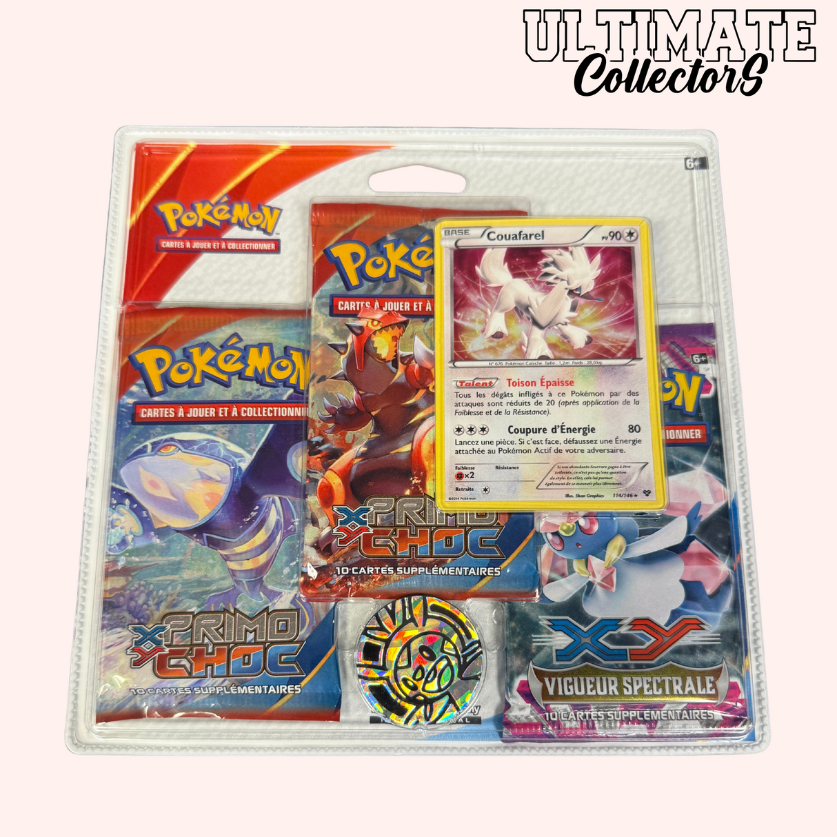 Tripack Pokémon - Primo Choc - Vigueur Spectrale - XY04 - XY05 - Français