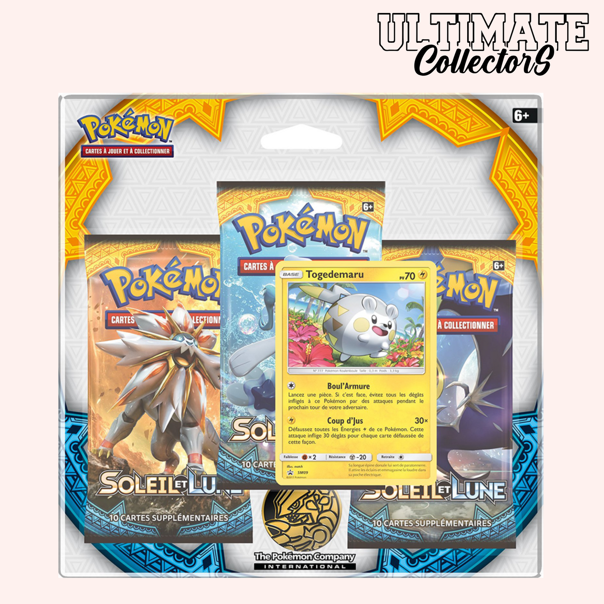 Tripack Pokémon – SL01 Soleil & Lune – Français