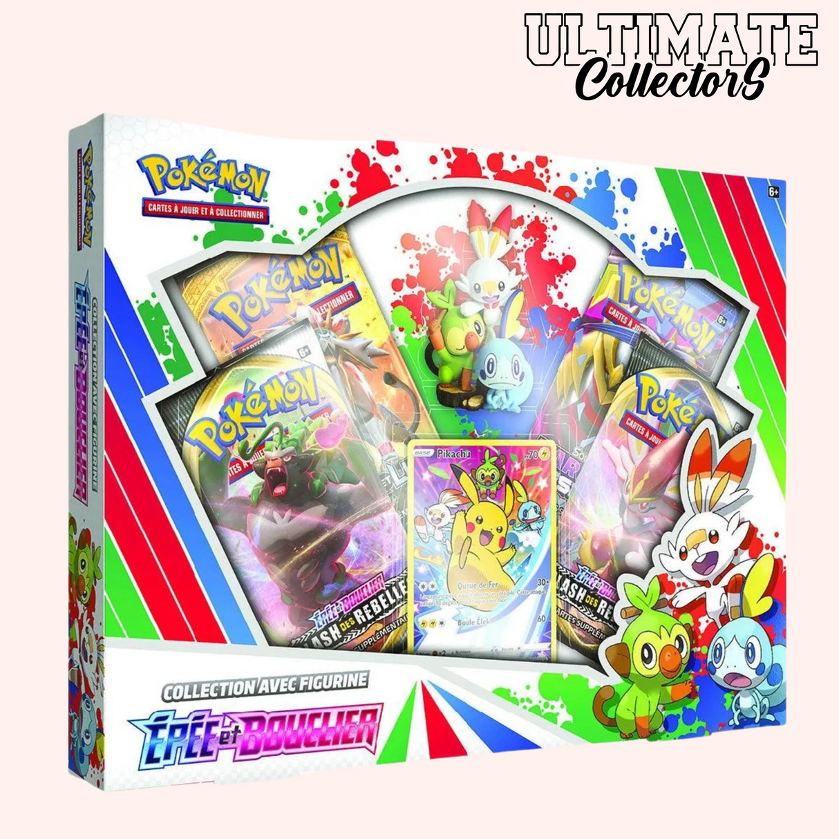 Coffret Collection avec Figurine – Épée et Bouclier – EB02/EB03 – Français