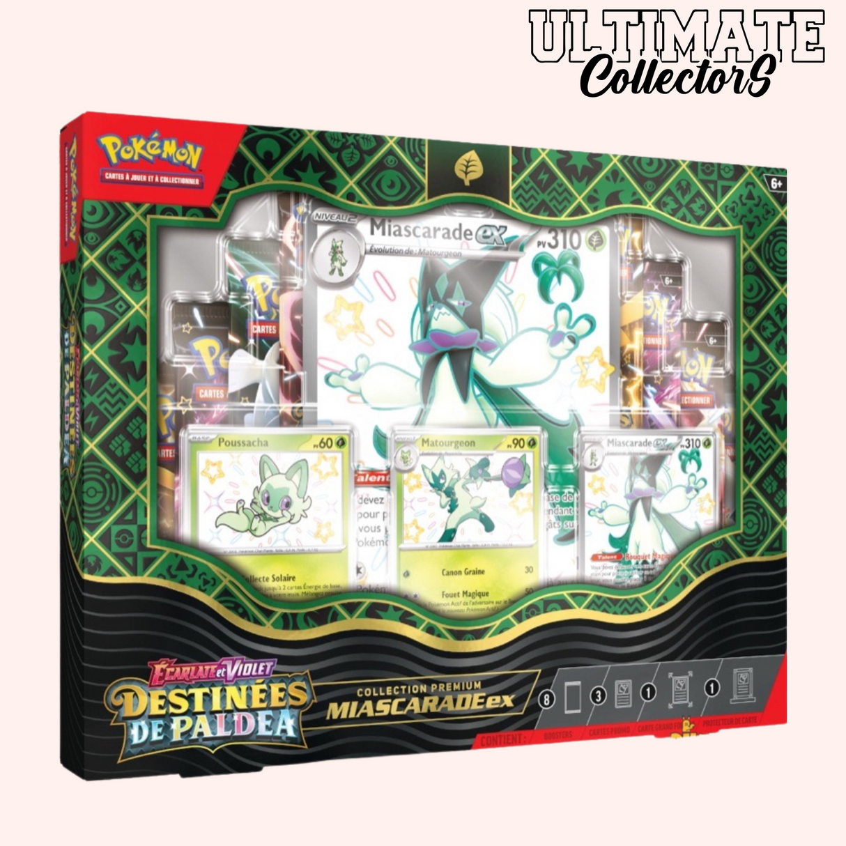Coffret Premium Pokémon - Miascarade-ex - Destinées de Paldea - EV04.5 - Français
