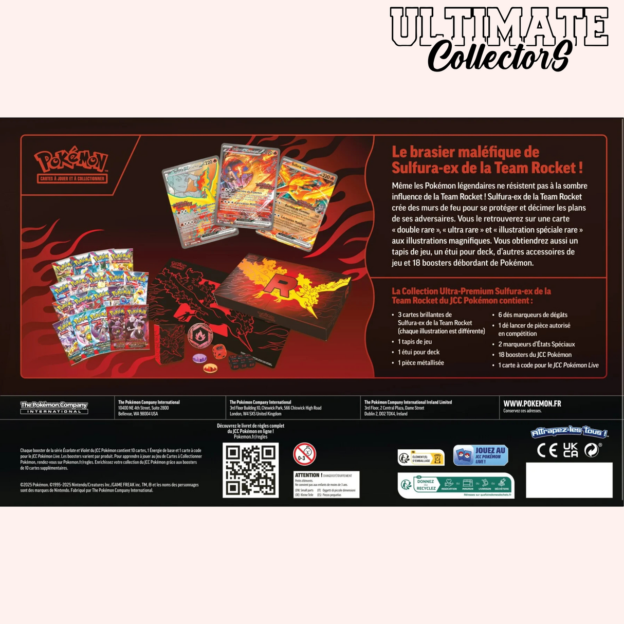 Collection Ultra-Premium Sulfura ex Team Rocket - SV10 - Français