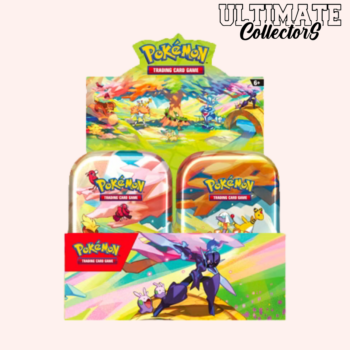 Display – 8 Mini Tins – Magnifique Paldea – Pokémon EV03 & EV04 – Français