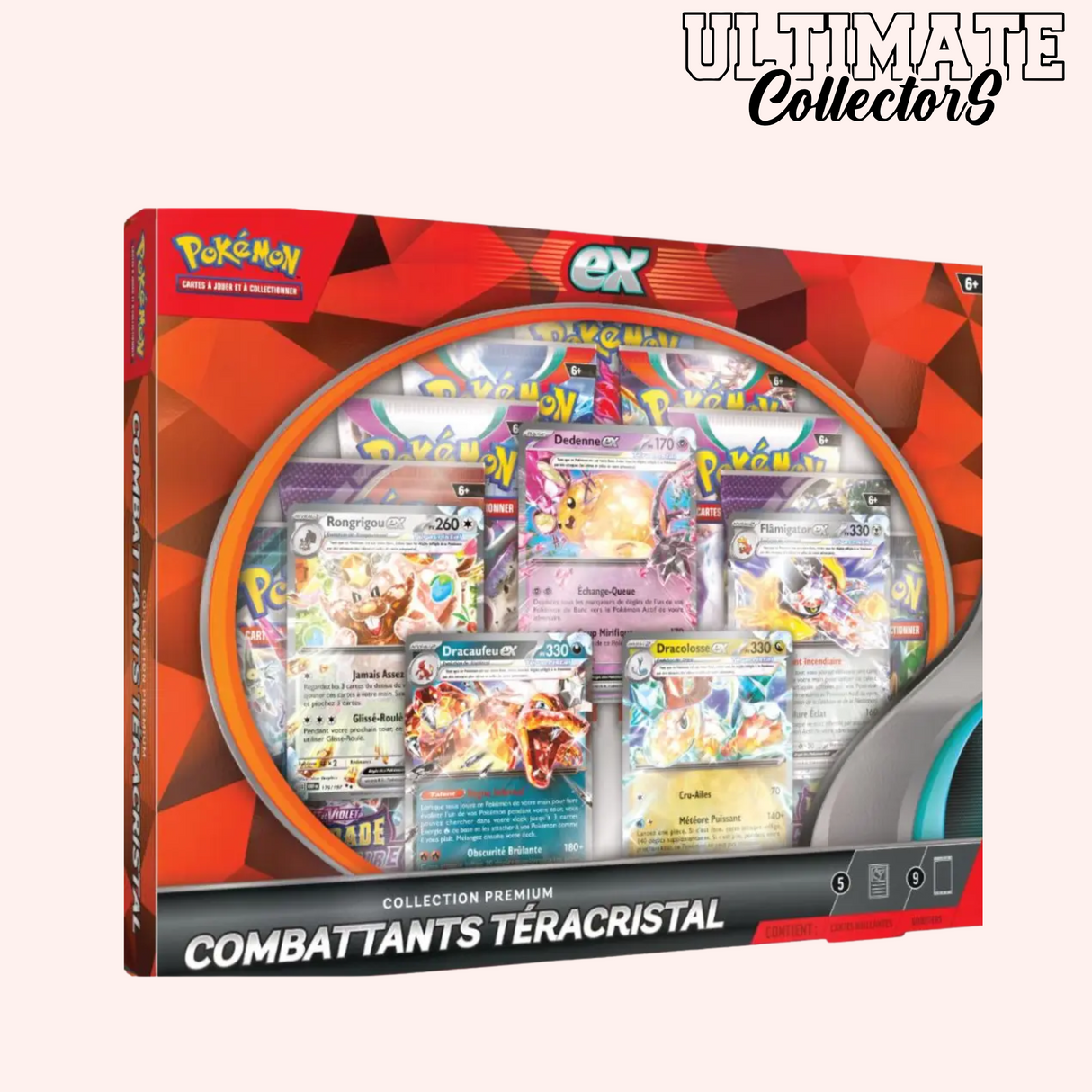 Coffret Premium – Combattants Téracristal – Écarlate & Violet + EB10 – Pokémon JCC – Français