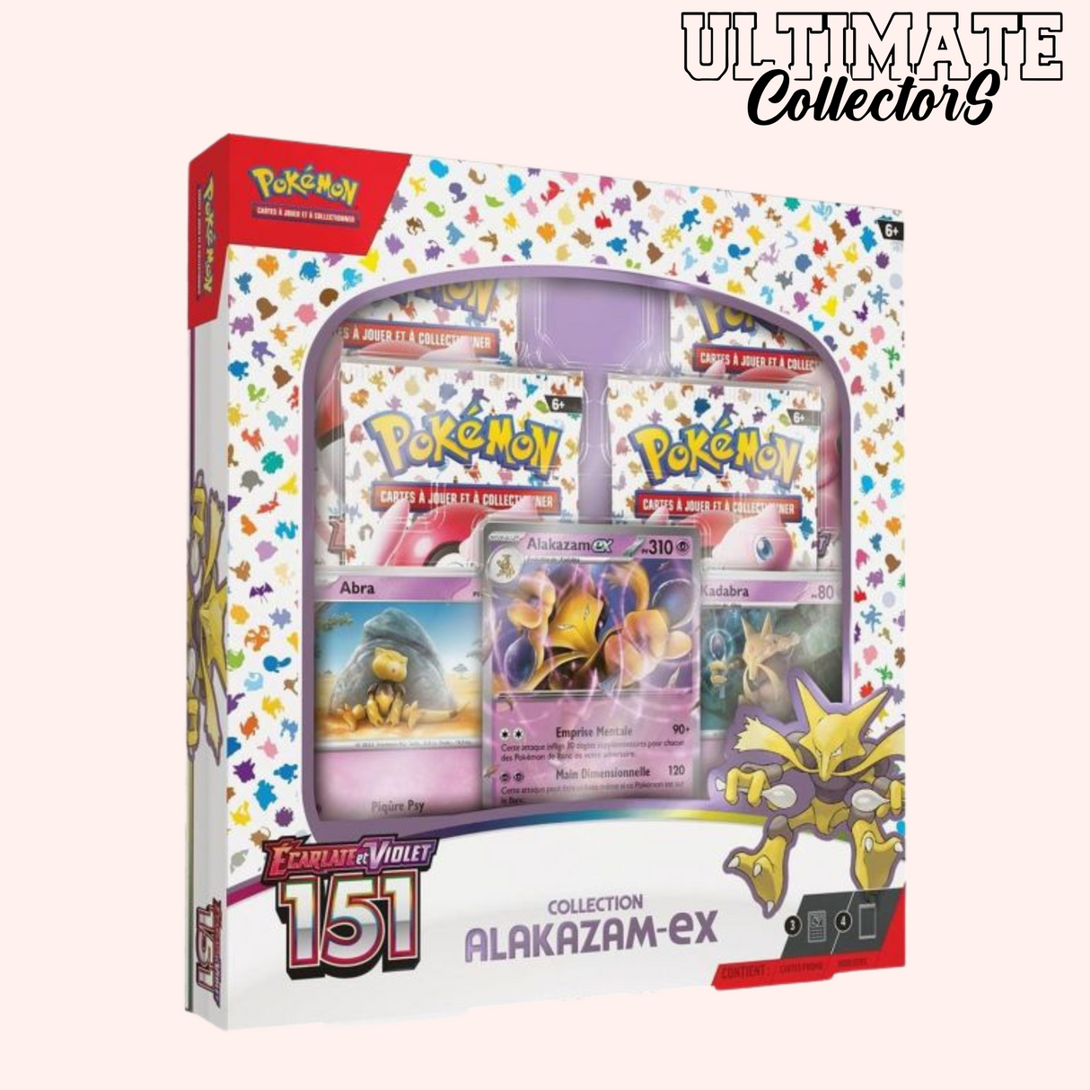 Coffret Alakazam-ex – 151 – Pokémon JCC – Français