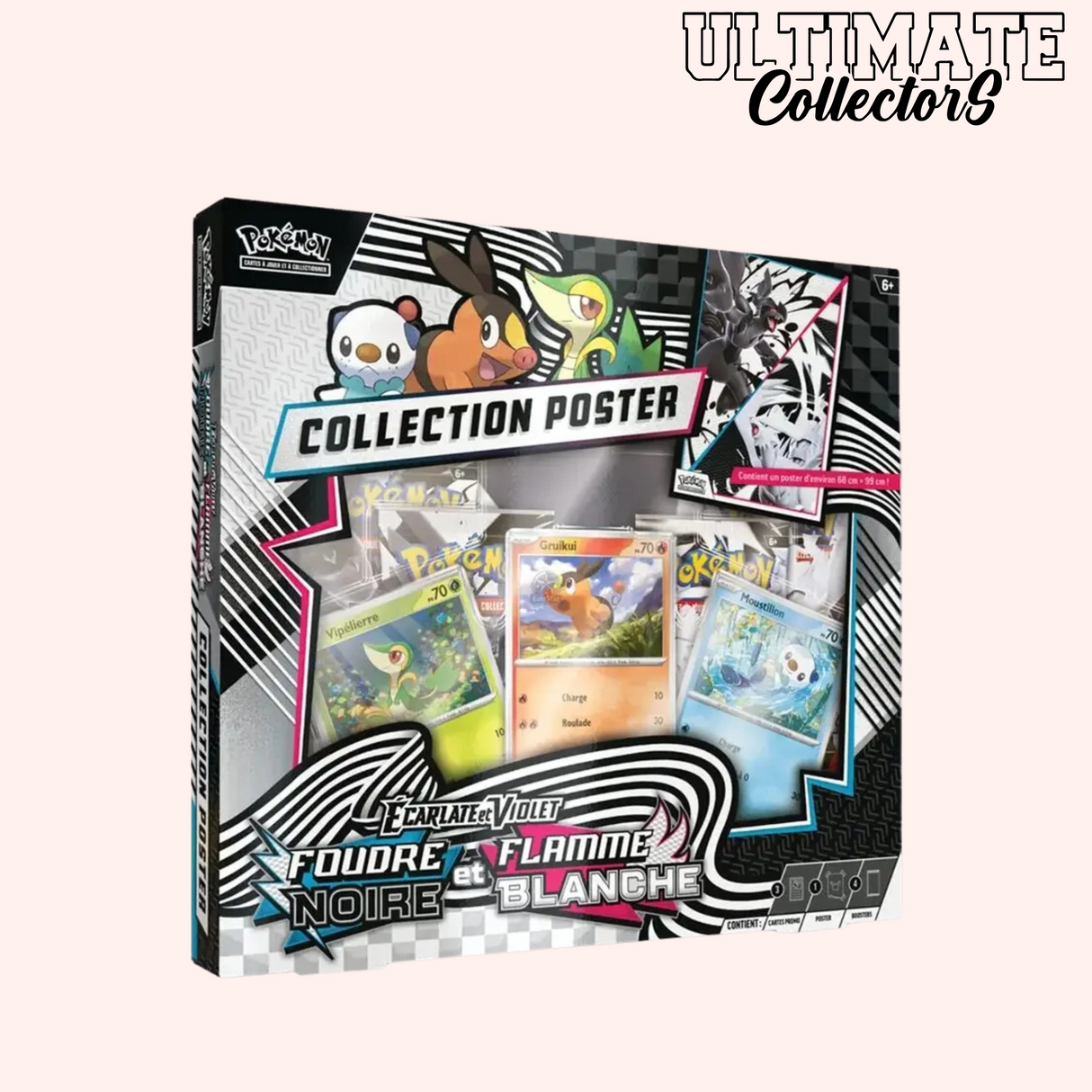 Coffret Poster Pokémon - Flamme Blanche & Foudre Noire - EV10.5 - Français
