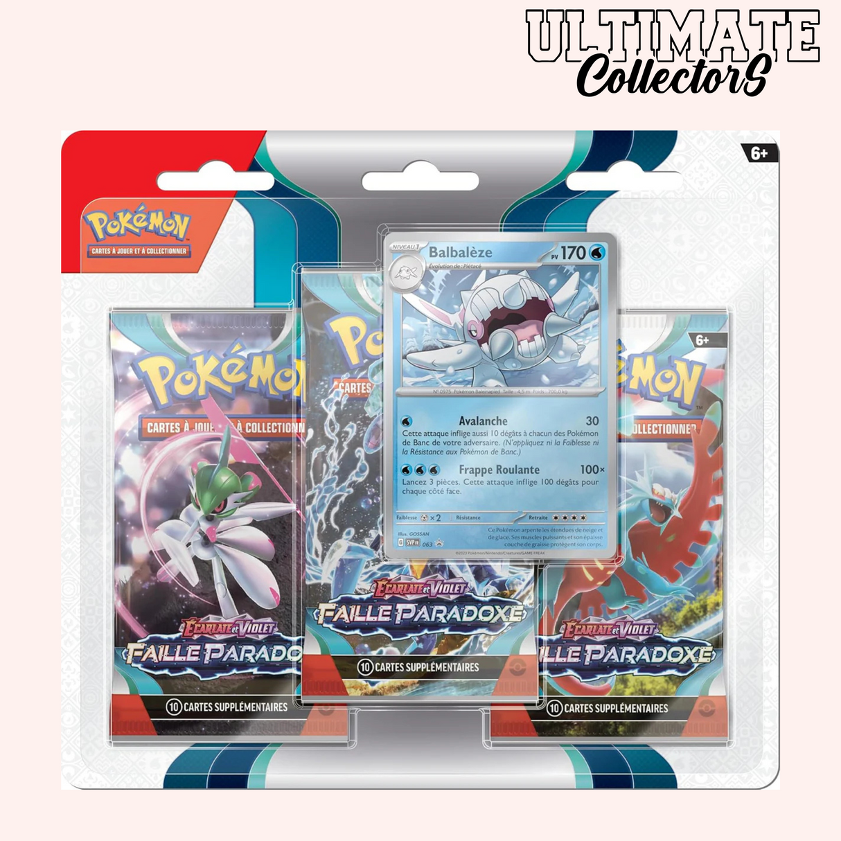 Tripack Pokémon - Faille Paradoxe - EV04 - Français