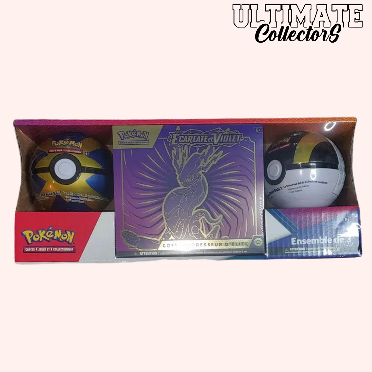 Coffret Costco Pokémon - ETB Miraidon + Pokéball - Écarlate & Violet - EV01 - Français
