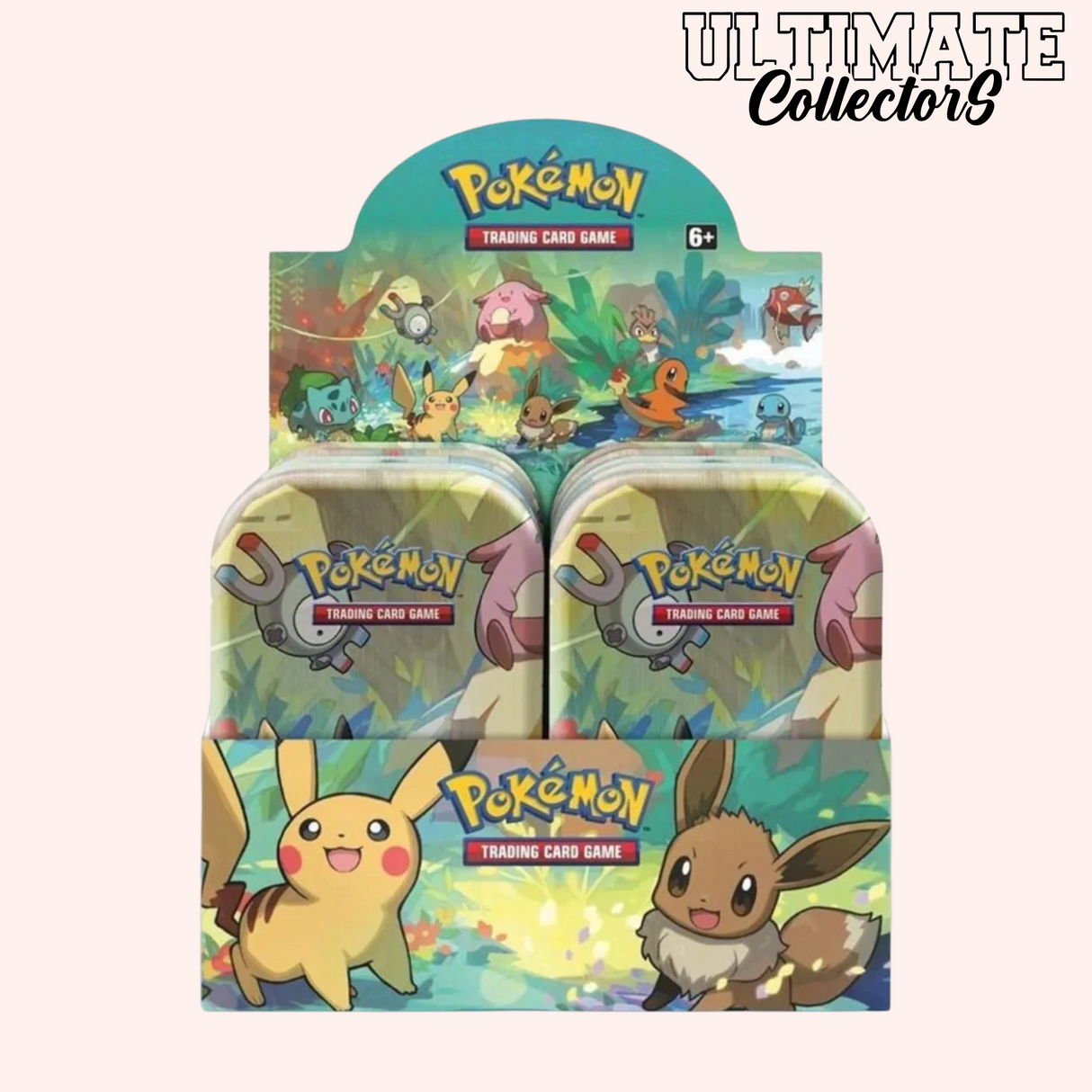 Display – 10 Mini Tins – Amis de Kanto – Pokémon EB10 & EB11 – Français