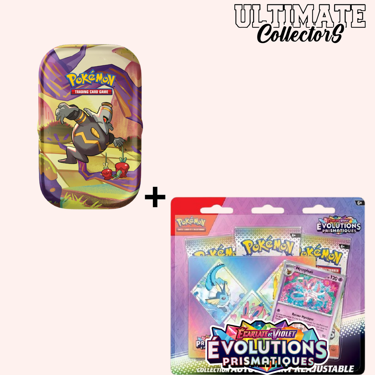 1 Tripack EV8.5 + 1 Minitins EV6.5