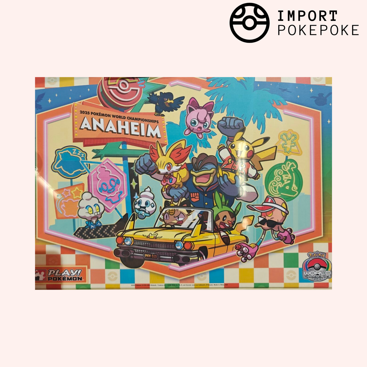 Puzzle 1000 Pièces Pikachu & Co - Anaheim World Championships 2025