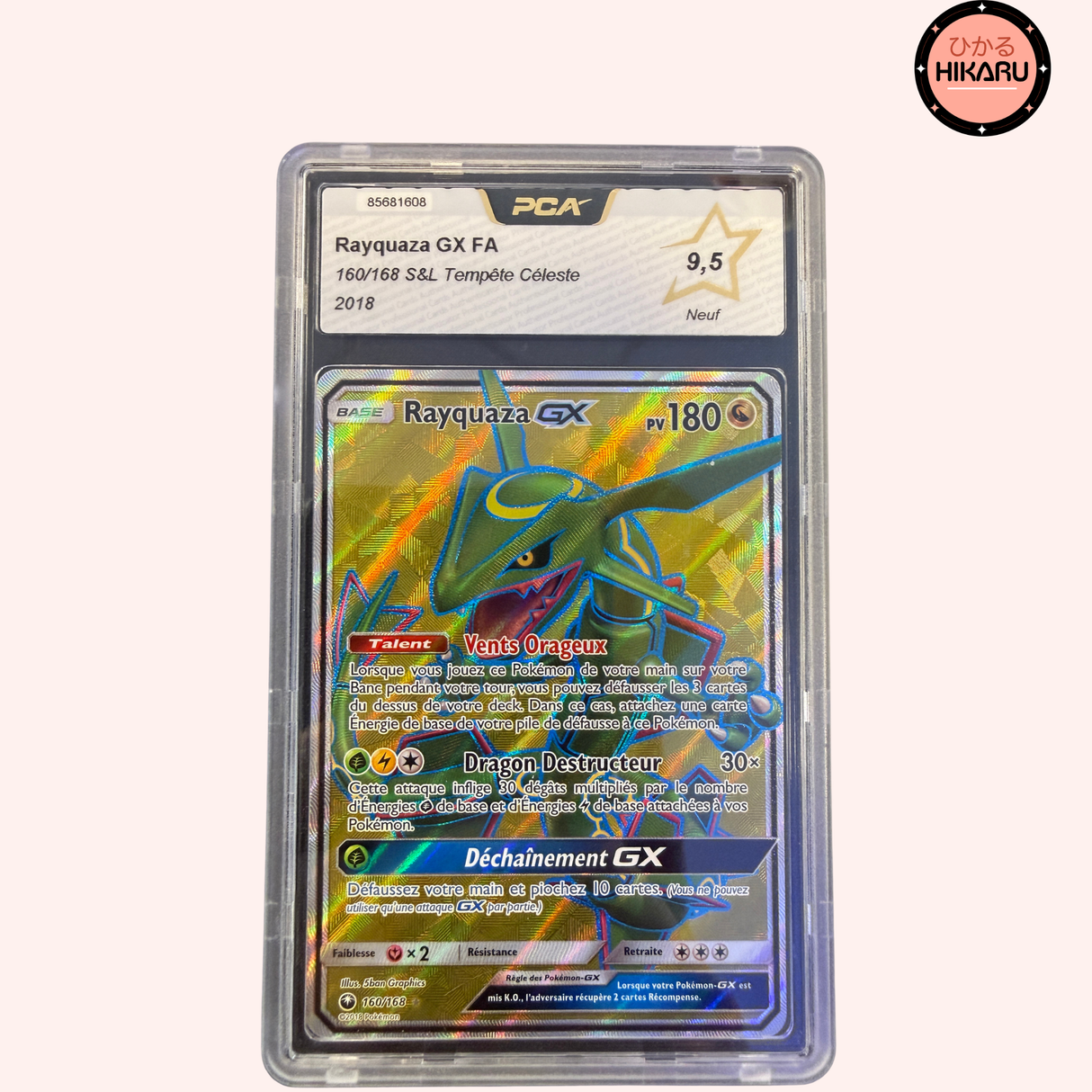 Rayquaza GX 160/168 - Tempete Celeste PCA 9.5