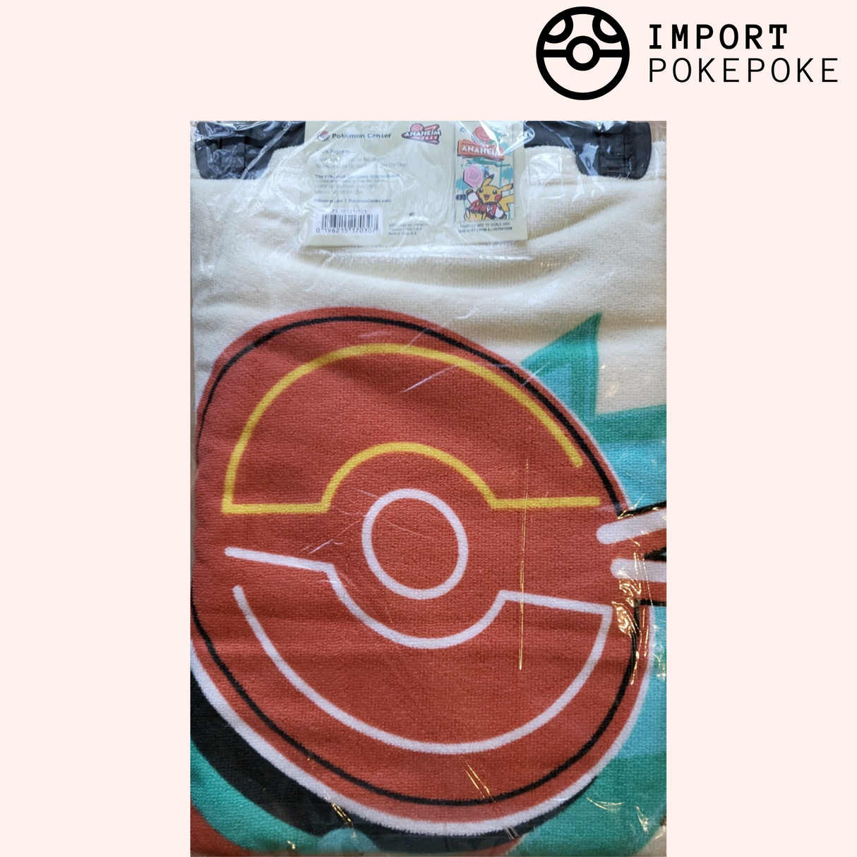 Serviette de Plage Pikachu & Co - Anaheim World 2025