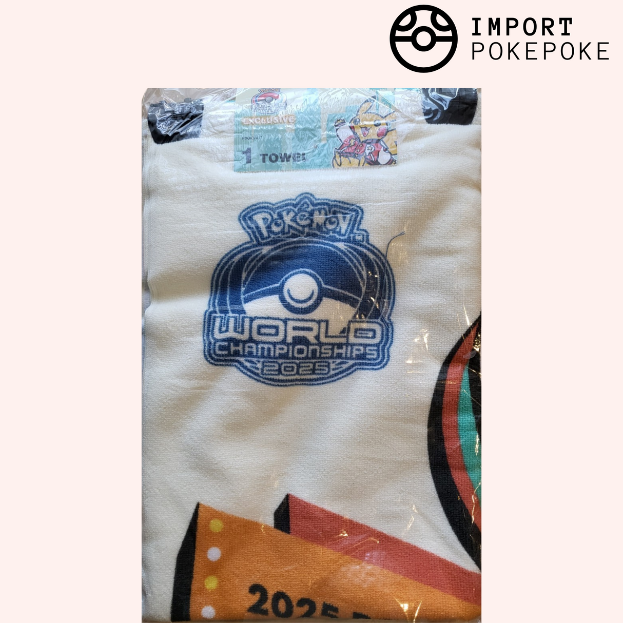 Serviette de Plage Pikachu & Co - Anaheim World 2025