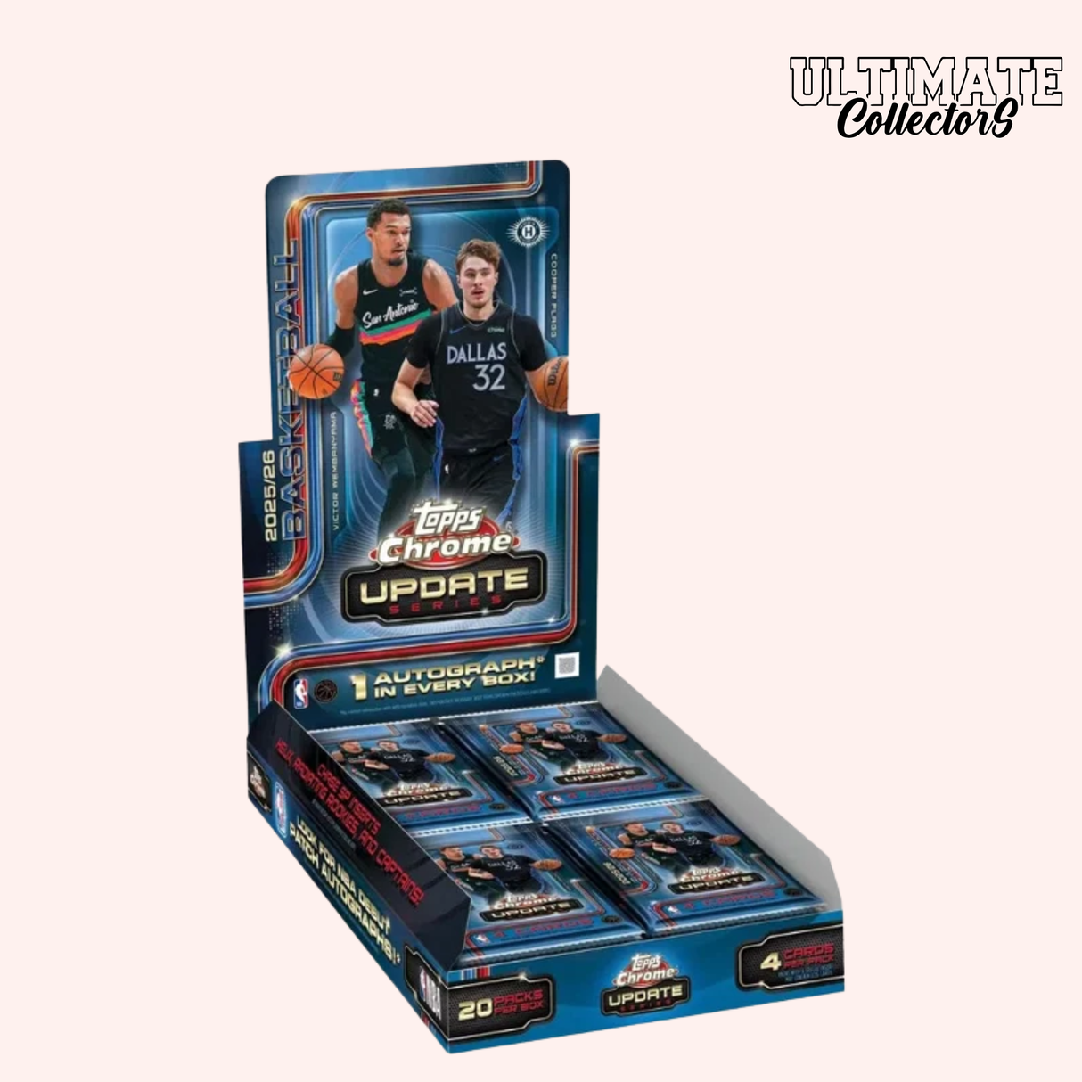 Topps Chrome Updates Basketball Hobby Box 2025/26