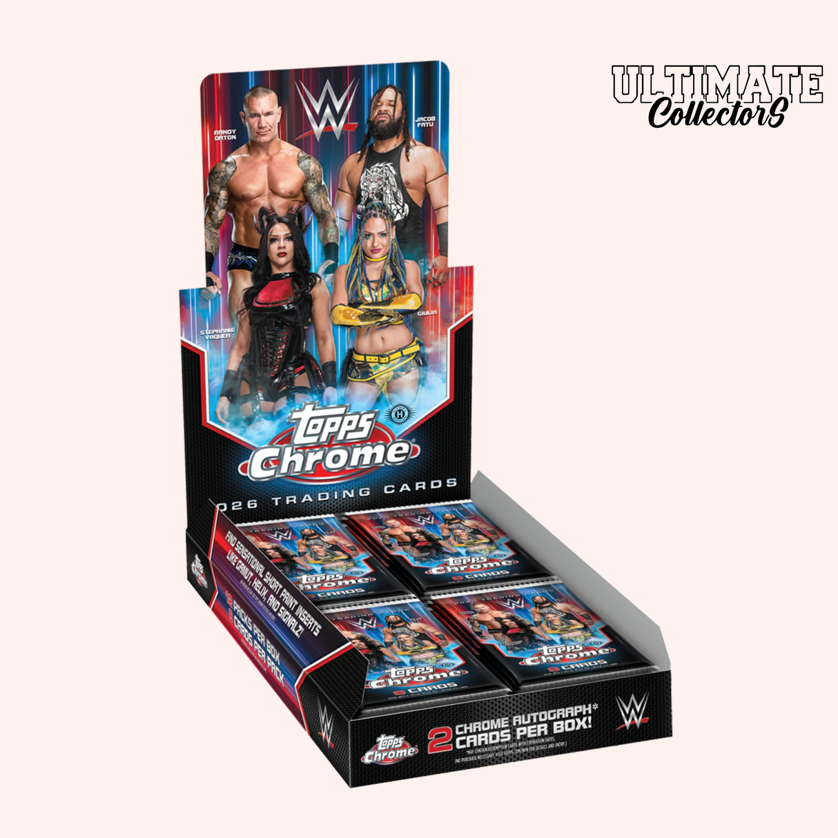 Topps Chrome WWE 2026 – Hobby Box