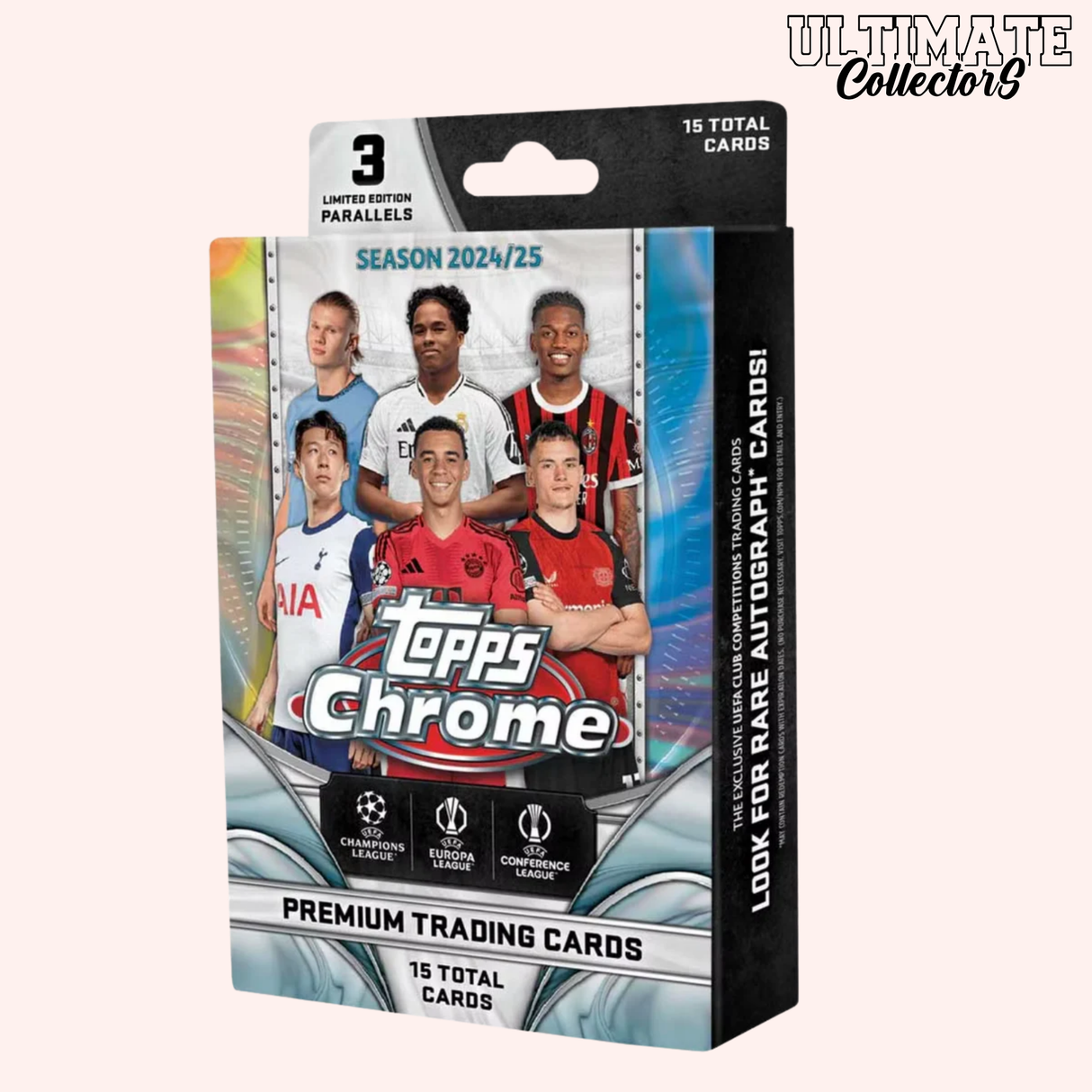 Topps Chrome UEFA Club Competitions Hanger Box (2024/25)