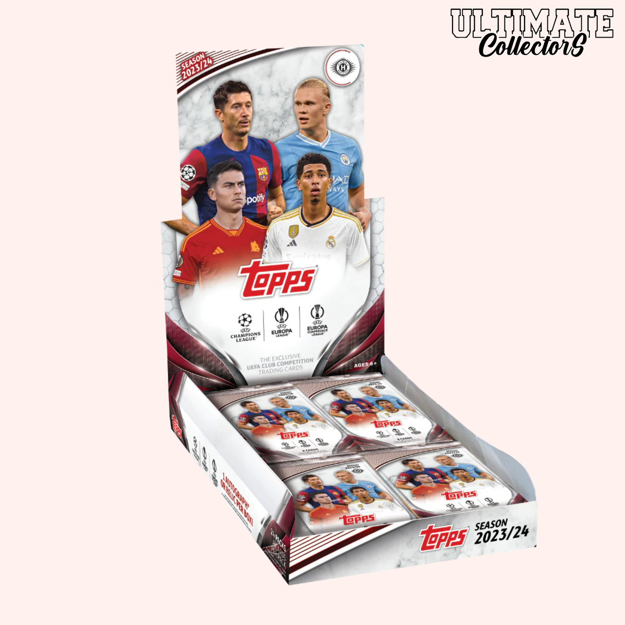 Topps UEFA Club Competitions Soccer Flagship Box (2023/2024)