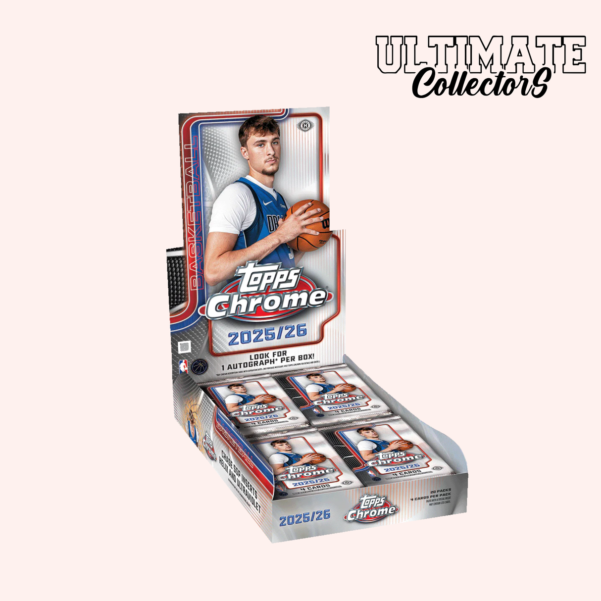 2025-26 Topps Chrome NBA Basketball - Hobby Box