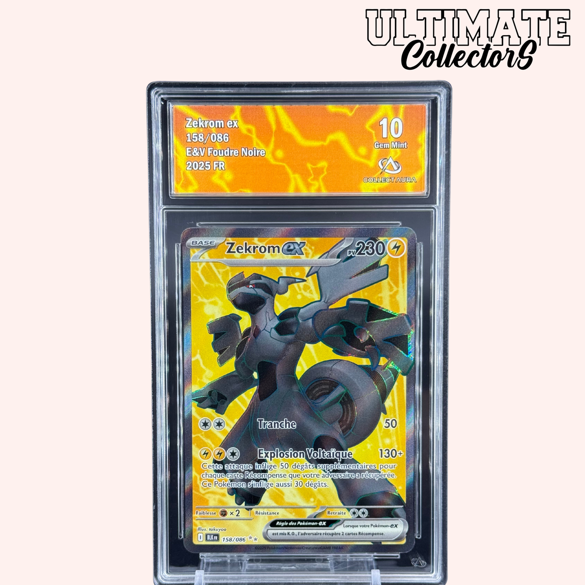 Zekrom ex 158/086 Black Lightning French Hikaru Zekrom ex 158/086 Black Lightning French Hikaru