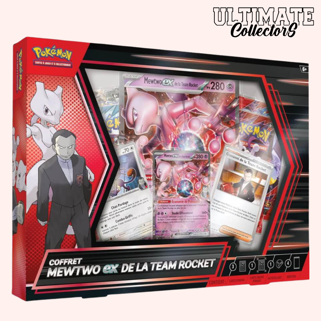 Coffret – Mewtwo-ex de la Team Rocket – Français