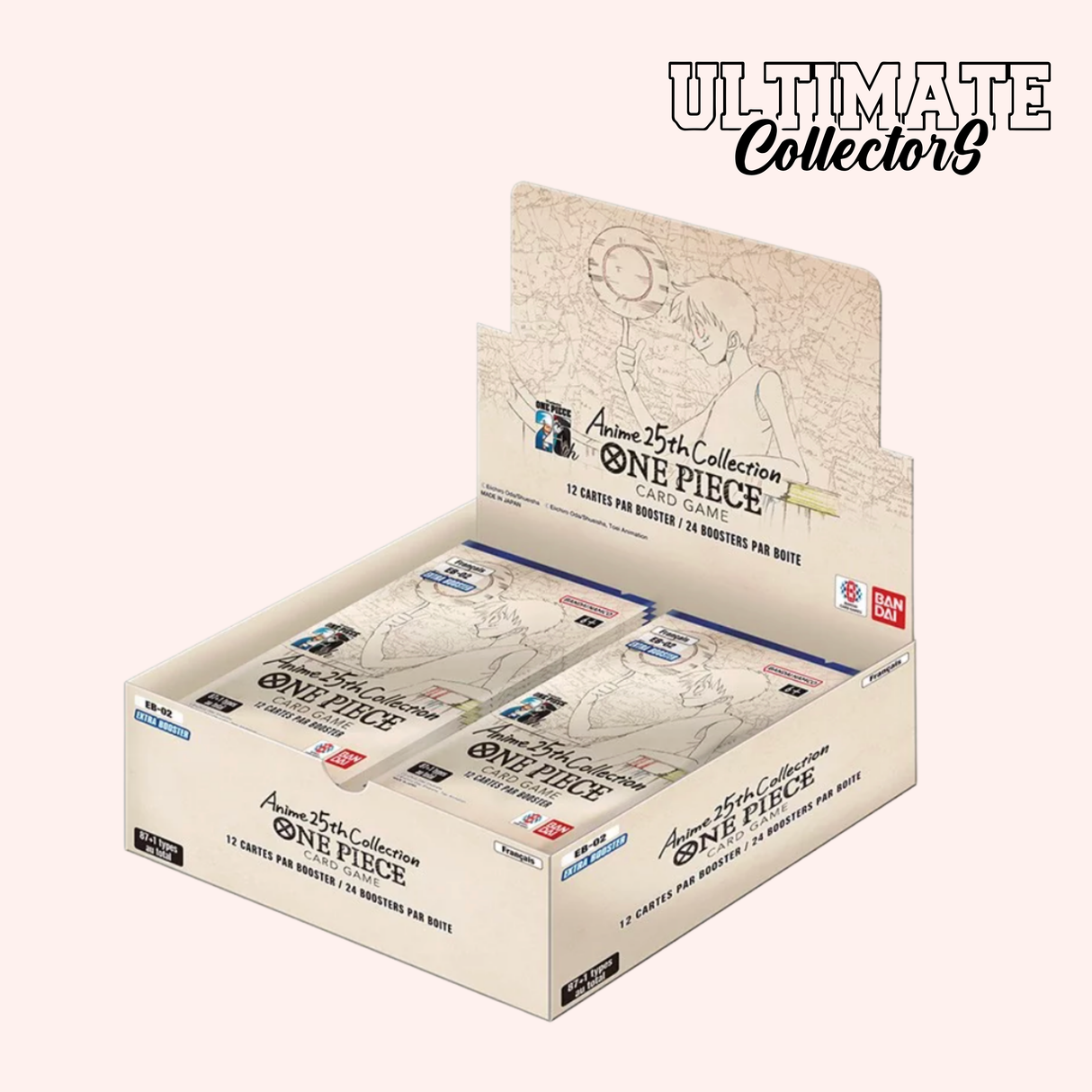 Display 24 Boosters One Piece Card Game Anime 25th Collection - EB-02 - Français
