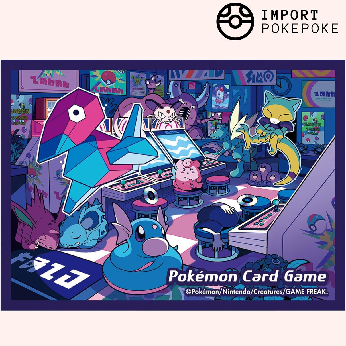 Sleeves x64 Night Arcade - Pokémon Center Original