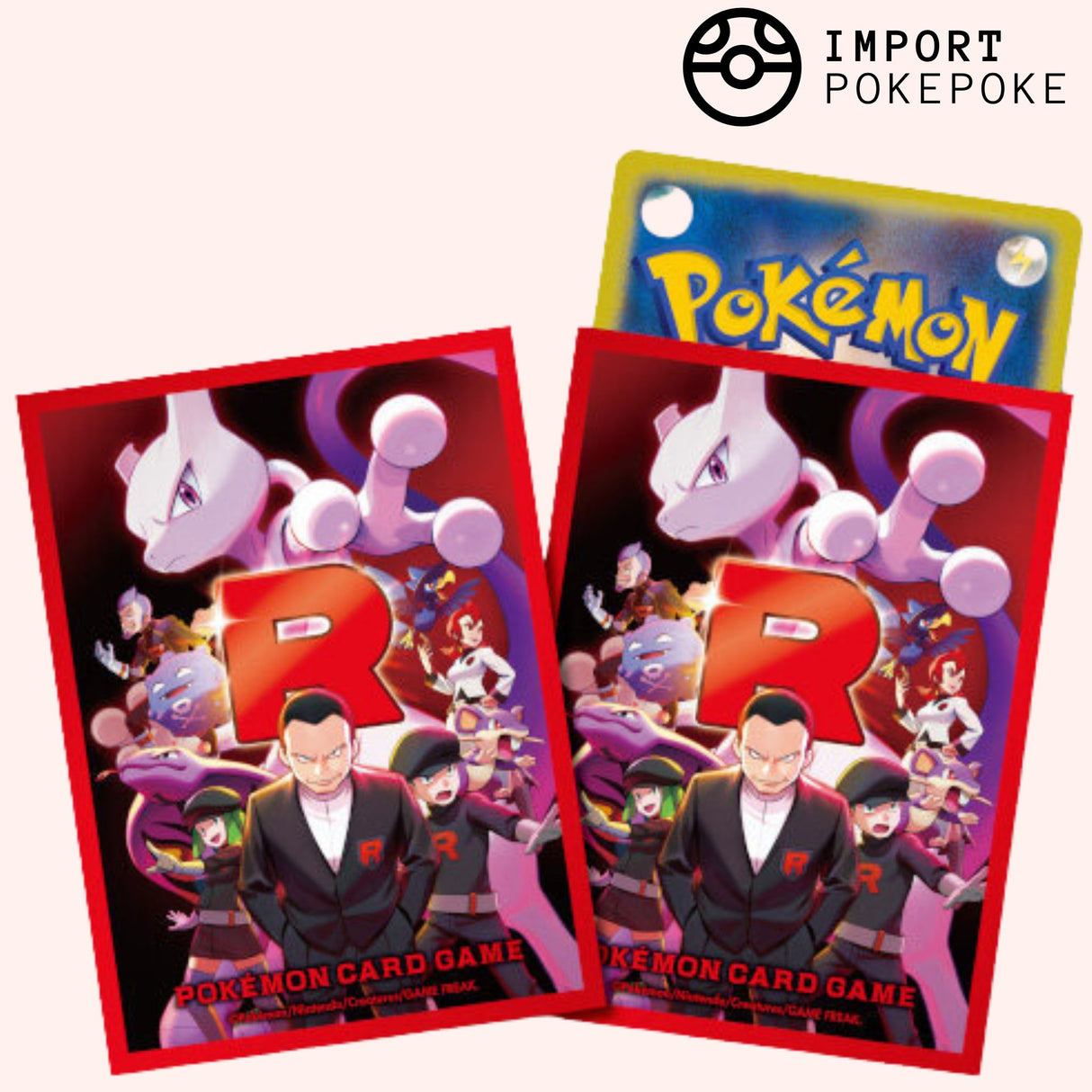 Sleeves x64 Sakaki's Mewtwo Pokémon Center - The Glory of Team Rocket - SV10